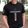 Custom Unisex T-Shirt With Design On Sleeve - Personalized Father's Day Birthday Gifts For Dad, Grandpa - A Father’s Love Lasts Forever