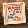 Custom Fishing Lure Gift Box - Personalized Father's Day Fishing Gifts For Fisherman, Dad, Grandpa - Fishing Solves Most Problems