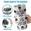 Custom LA 2026 Soccer Dad Tumbler - Personalized Father's Day Birthday Gifts For Dad, Grandpa, Soccer Lovers, Sports Fans, Sports Lovers - Fueled By Coffee And Soccer