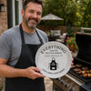 Custom Ceramic Plate - Personalized Father's Day Birthday Gifts For Dad, Grandpa - Served With Love Always