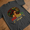 Custom T-shirt, Hoodie – Personalized Juneteenth Gifts For Women – Rooted In Strength, Rising In Freedom