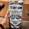 Custom Tumbler - Personalized Father's Day Birthday Gifts For Son - My Son My Greatest Achievement
