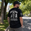 Custom Back Printed Shirt - Personalized Father's Day Birthday Gifts For Dad, Grandpa - Just A Dad