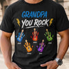 Custom T-shirt, Hoodie – Personalized Father's Day Birthday Gifts For Dad, Grandpa – Rocking The Dad Life