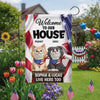 Custom Flag - Personalized America 250th Anniversary Gifts For Cat Lovers, Cat Mom And Dad - Welcome To Our Cat Kingdom