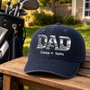 Custom Cap - Personalized Father's Day Birthday Gifts For Dad, Grandpa - Forever My Greatest Hero