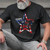Custom T-shirt, Hoodie – Personalized America 250th Anniversary Gifts For Dad, Grandpa – One Nation One Heart
