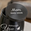 Custom Memorial Urn - Personalized Memorial Sympathy Gifts For Loss Of Mom, Dad – Forever In Our Hearts