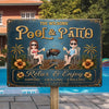 Custom Home Decor Metal Sign - Personalized Summer Vacation And Travel Gifts For Husband And Wife, Him And Her - Our Permanent Summer Escape