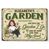 Custom Home Decor Metal Sign - Personalized Birthday Garden Gifts For Gardeners - Losing My Mind In The Garden