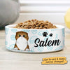 Food World, Gift For Cat Lovers - Personalized Custom Ceramic Cat Bowls