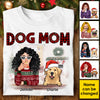 Merry Christmas To The Best Dog Mom Ever - Personalized Unisex T-Shirt, Hoodie, Sweatshirt
