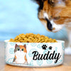 Food World, Gift For Cat Lovers - Personalized Custom Ceramic Cat Bowls