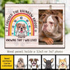 I Crossed The Rainbow Bridge Knowing That I Was Loved - Personalized Photo Frame