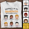 Property Of My Grandkids And World's Greatest Grandma - Gift For Grandma, Personalized Unisex T-shirt, Hoodie
