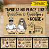 There's No Place Like Grandma And Grandpa's House - Personalized Decorative Mat