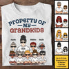 Property Of My Grandkids - Gift For Grandma, Personalized Unisex T-shirt, Hoodie