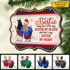 Distance Means So Little When Someone Means So Much - Personalized Custom Benelux Shaped Wood Christmas Ornament