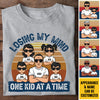 Losing My Mind One Kid At A Time - Personalized Unisex T-shirt, Hoodie - Gift For Dad