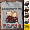 S'ennuyer Mutuellement Pendant De Nombreuses Années Et Toujours Aussi Fort - Anniversary Gifts, Gift For Couples, Husband Wife - Personalized Unisex T-shirt French