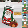 Have A Fun Christmas - Christmas Characters - Personalized Christmas Stocking