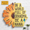 In A World Full Of Grandma - Personalized Shaped Wood Sign - Gift For Grandma, Grandparents