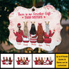 Being My Friends Is Really The Only Gift You Need - Personalized Custom Benelux Shaped Wood Christmas Ornament
