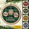 Have A Merry Little Christmas - Personalized Custom Round Shaped Wood Christmas Ornament