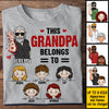 This Grandpa Belongs To - Gift For Dad, Grandpa - Personalized Unisex T-shirt, Hoodie