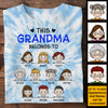 This Cool Grandma Belongs To Grandkids - Gift For Grandma, Personalized Unisex All-Over Printed T-Shirt