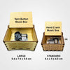 3.7" Custom Photo God Knew My Heart Needed You - Couple Personalized Custom Music Box - Gift For Husband Wife, Anniversary