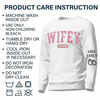 Mrs Est - Couple Personalized Custom Unisex Sweatshirt With Design On Sleeve - Gift For Husband Wife, Anniversary
