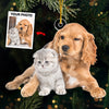 Custom Photo Dear Santa Define Naughty - Dog & Cat Personalized Custom Ornament - Acrylic Custom Shaped - Christmas Gift For Pet Owners, Pet Lovers