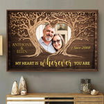 Custom Photo Anniversary Couple Gifts - Personalized Poster