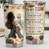 You Will Face Many Challenges In Life Just Do Your Best - Tumbler - To My Son, Gift For Son, Son Gift From Mom, Birthday Gift For Son