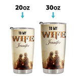 Custom Name My Queen Forever Wife Gifts - Personalized Tumbler