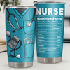 Nurse Nutrition Facts - Tumbler - Appreciation, Graduation, Retirement, Thank You Gift For Nurse, Nurse Week Gift, Nurse Life