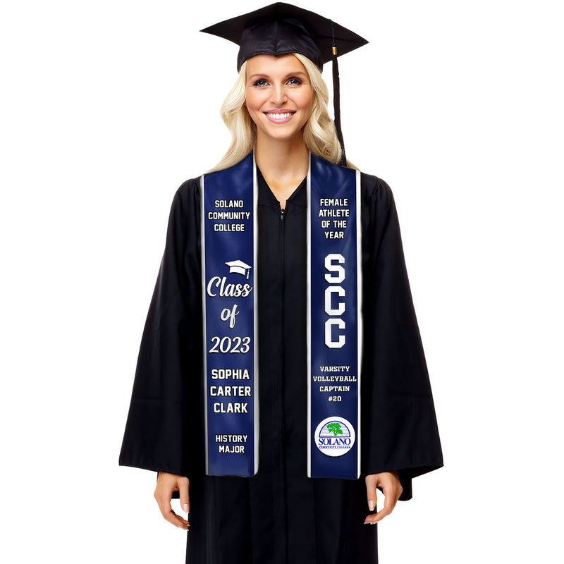 Custom Name Graduation Volleyball Gifts for Women - Personalized Stoles