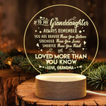 Inspirational Granddaughter Gifts - Night Lamp