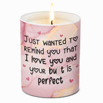 Funny Love Reminder Gifts for Partner - Scented Candle