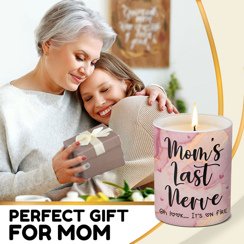 Mom's Last Nerve Funny Gift for Mom - Scented Candle