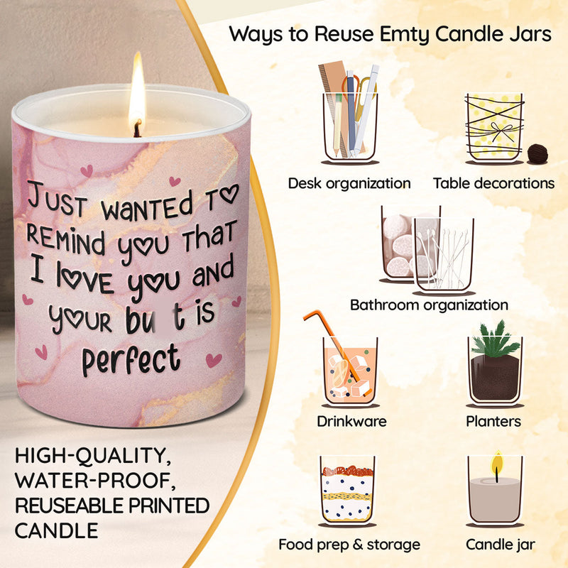Funny Love Reminder Gifts for Partner - Scented Candle