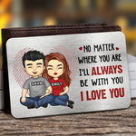 Custom Name Couple Love Gifts - Personalized Aluminum Wallet Card