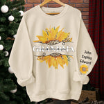 Custom Name Grandma Sunflower Gifts for Grandmothers - Personalized Sweater