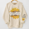 Love My Grandma - Family Personalized Custom Unisex Sweatshirt With Design On Sleeve - Christmas Gift For Grandma