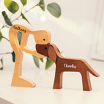 Custom Dog and Owner Love Gifts - Personalized Custom Sculpture