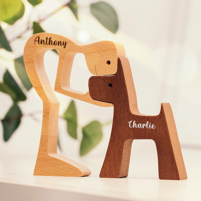 Custom Dog and Owner Love Gifts - Personalized Custom Sculpture