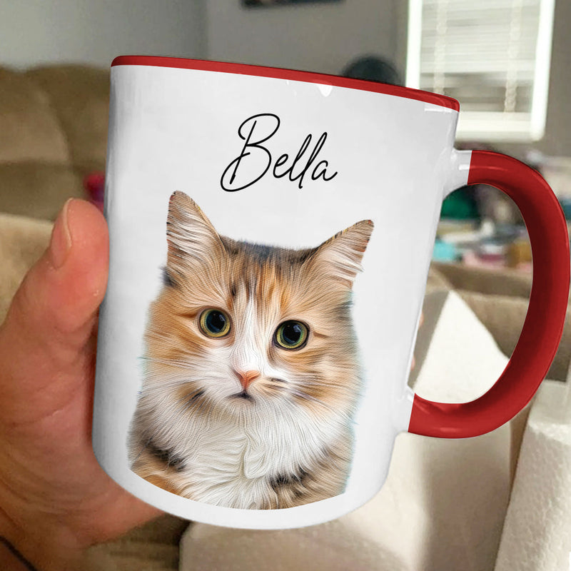 Custom Name Puppy Gifts for Dog Lovers - Personalized Accent Mugs