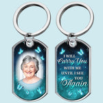Custom Photo Memorial Butterfly Gifts - Personalized Keychain