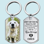 Custom Pet Photo Memorial Gifts for Dog Lovers - Personalized Keychain